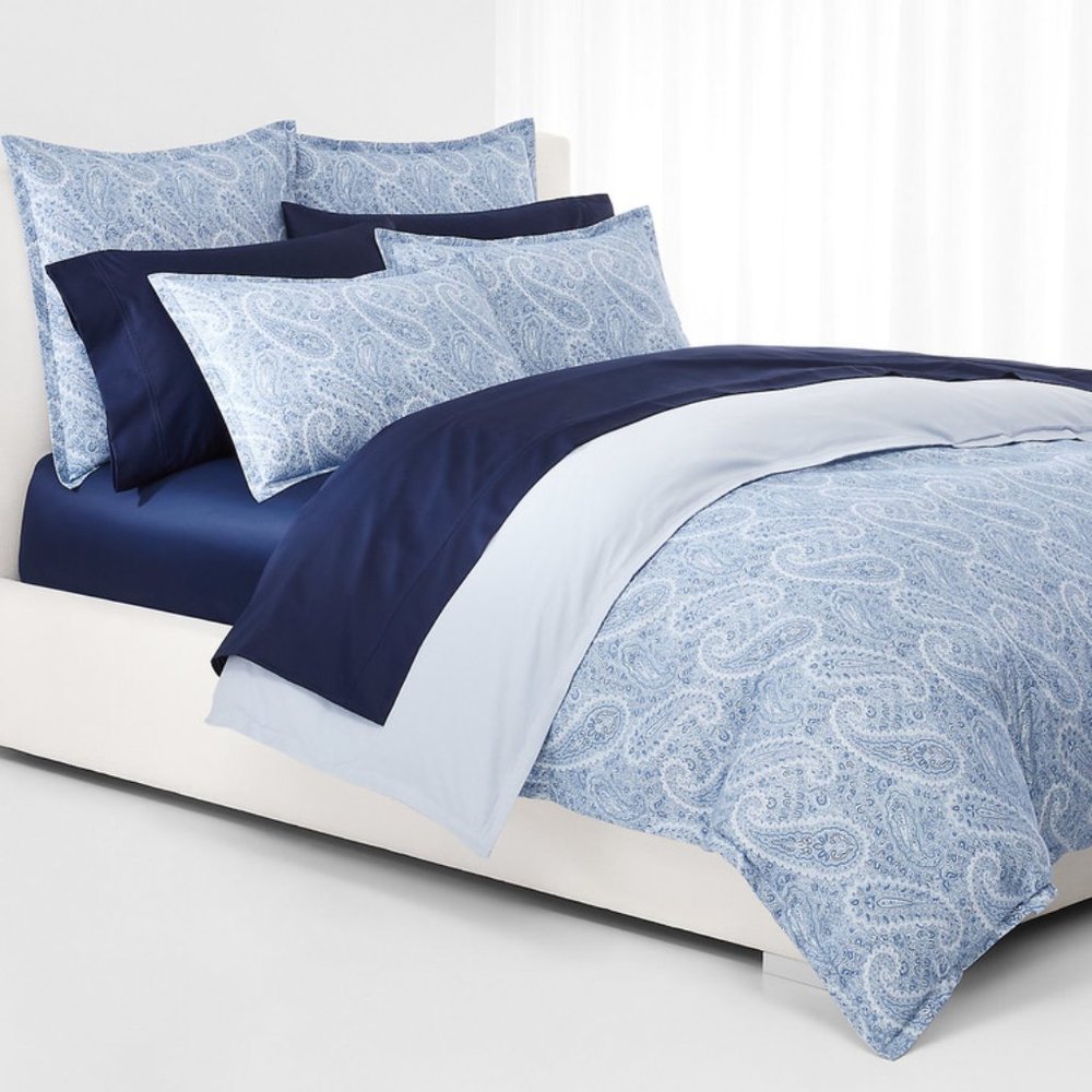 Lauren Ralph Lauren Bantry Paisley Full/Queen Duvet Flannel Set
